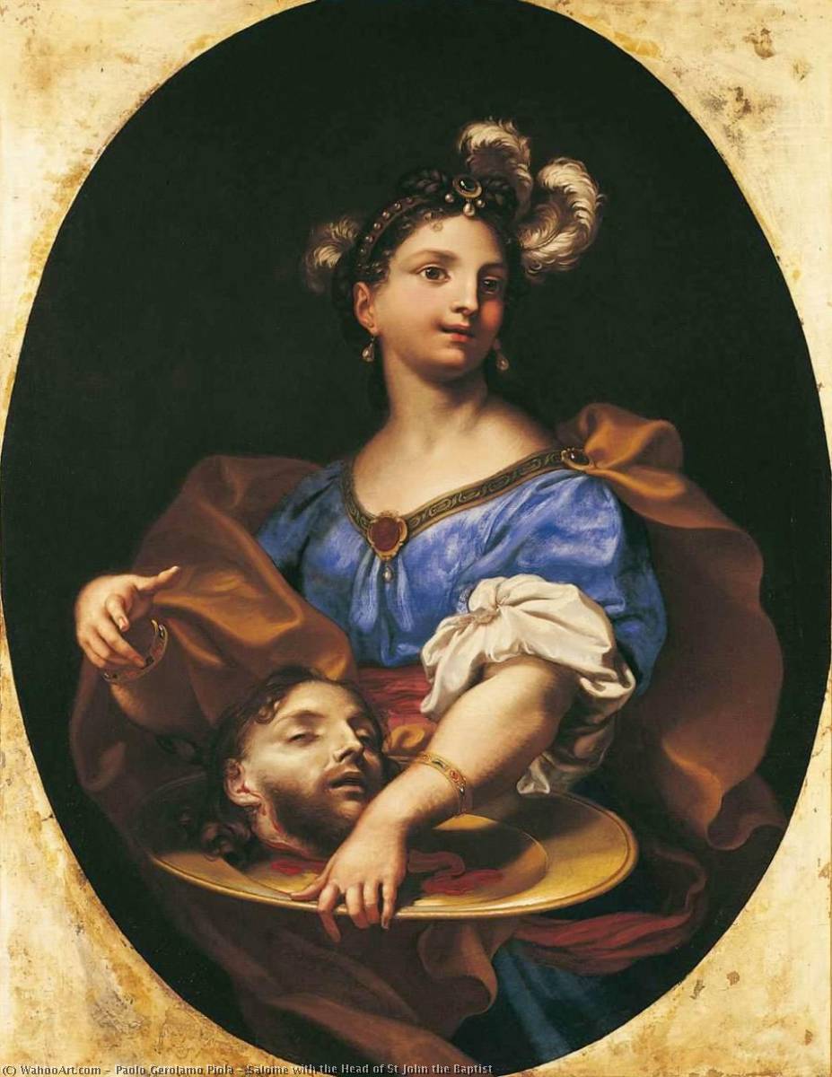 Salome With The Head Of St John The Baptist — Paolo Gerolamo Piola
