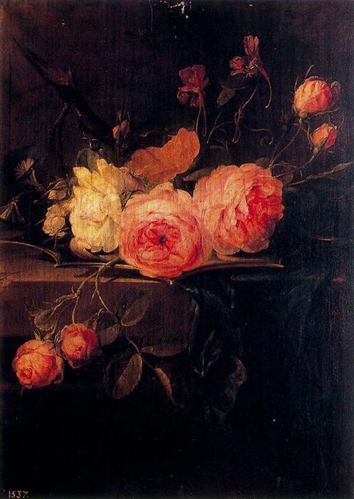 Flowers On A Plate — Jan Breigel Stariji