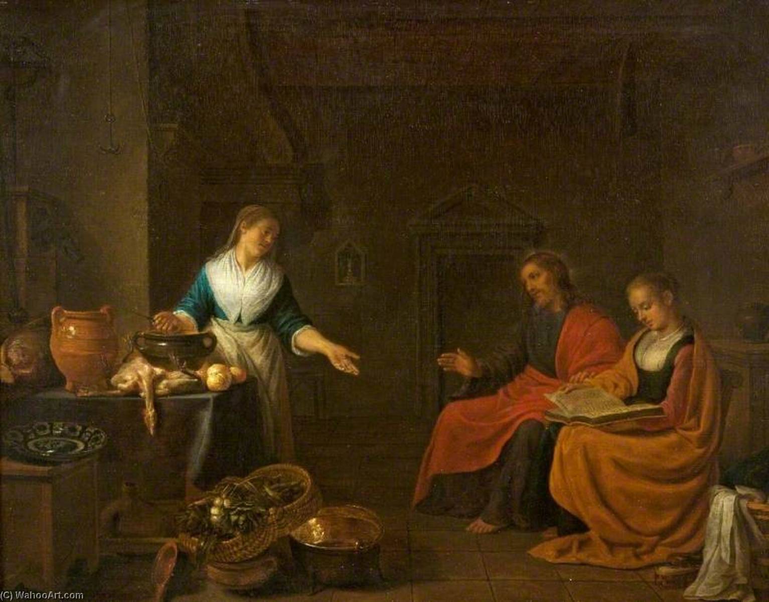 Christ In The House Of Martha And Mary — Hendrik Martensz Sorgh