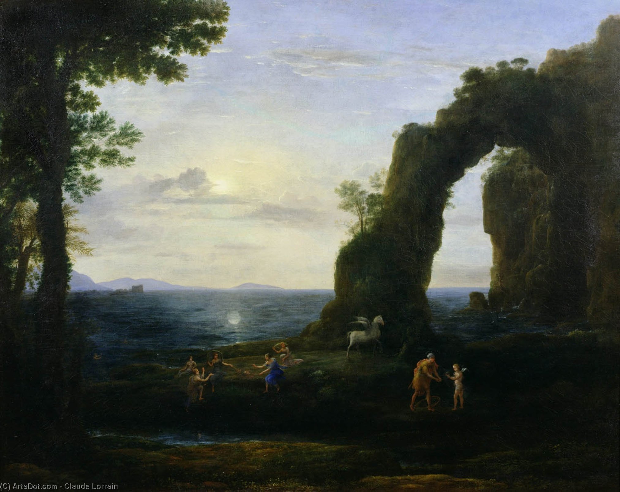 The Origin Of Coral Or Perseus With Head Of The Medusa — Claude Lorrain (claude Gellée)