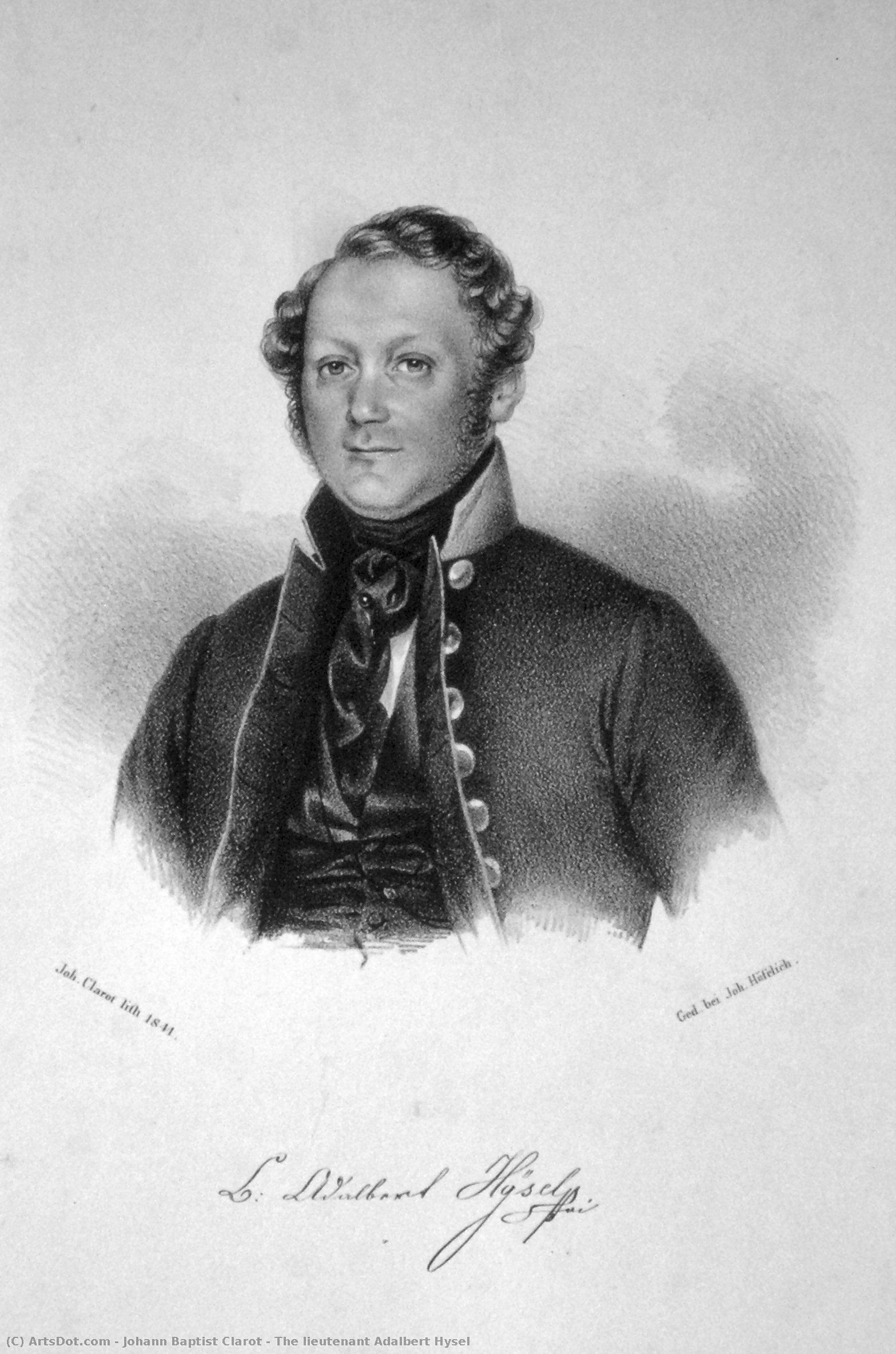 The Lieutenant Adalbert Hysel — Johann Baptist Clarot