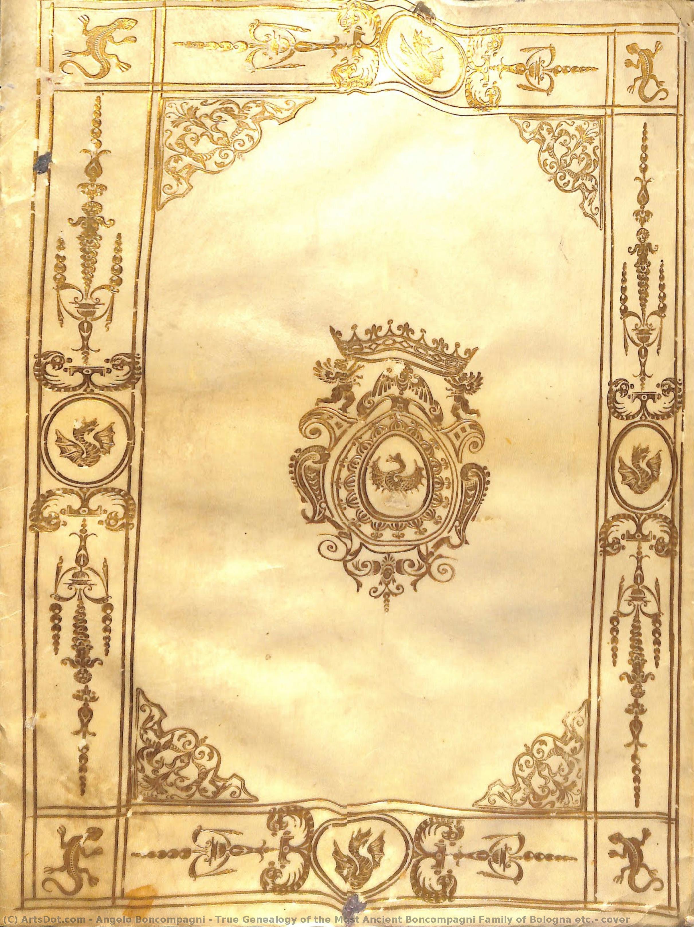 True Genealogy Of The Most Ancient Boncompagni Family Of Bologna Etc.: Cover — Angelo Boncompagni