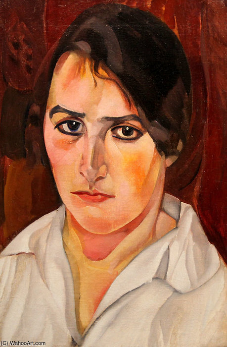 Portrait Of A Jewish Girl — Boris Dmitrievich Grigoriev