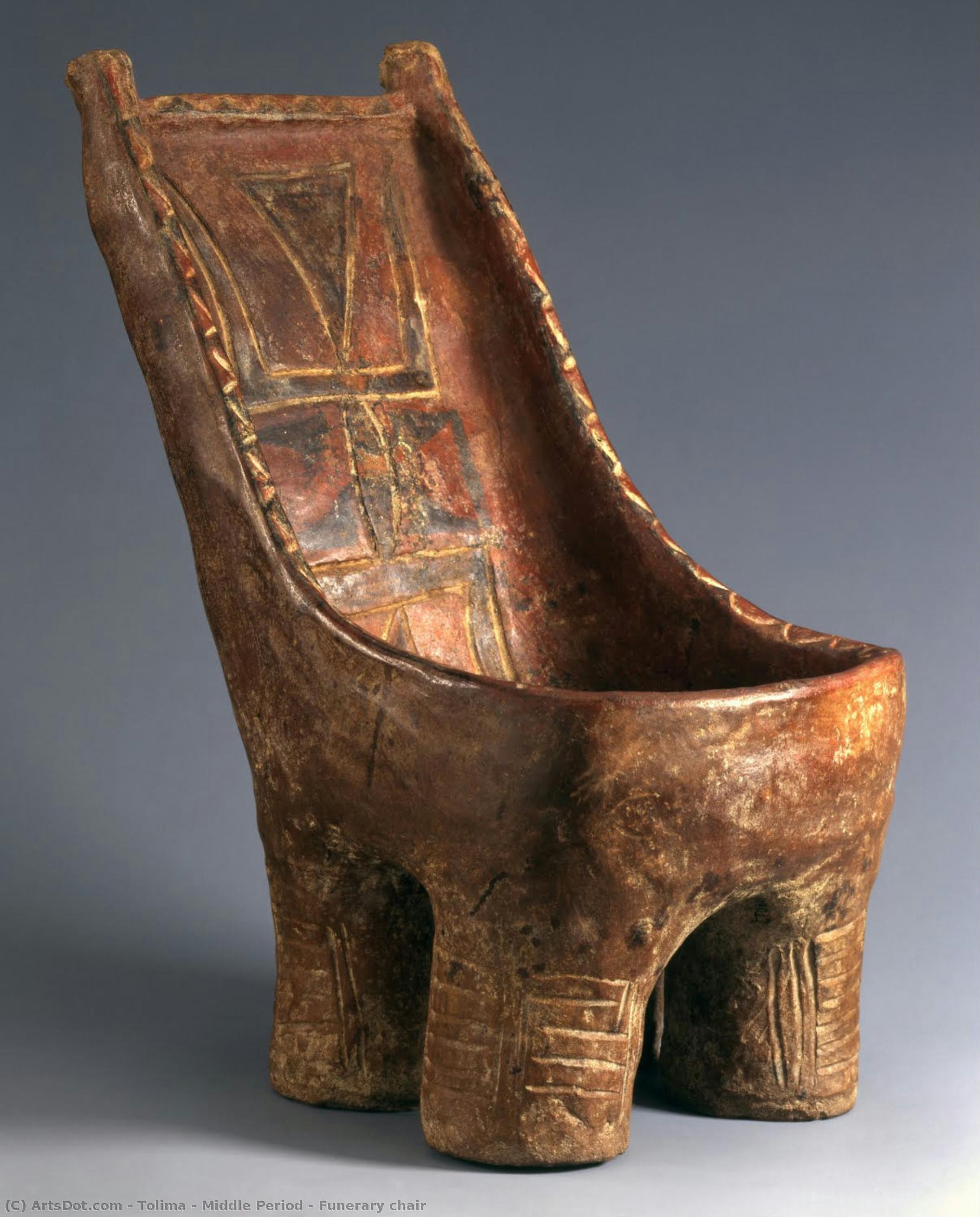 Funerary Chair — Tolima - Middle Period