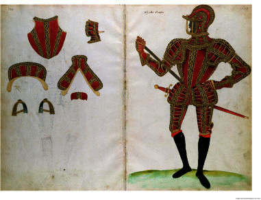 Suit Of Armour For Lord Compton From An Elizabethan Armourer S Album — Jacobe Halder