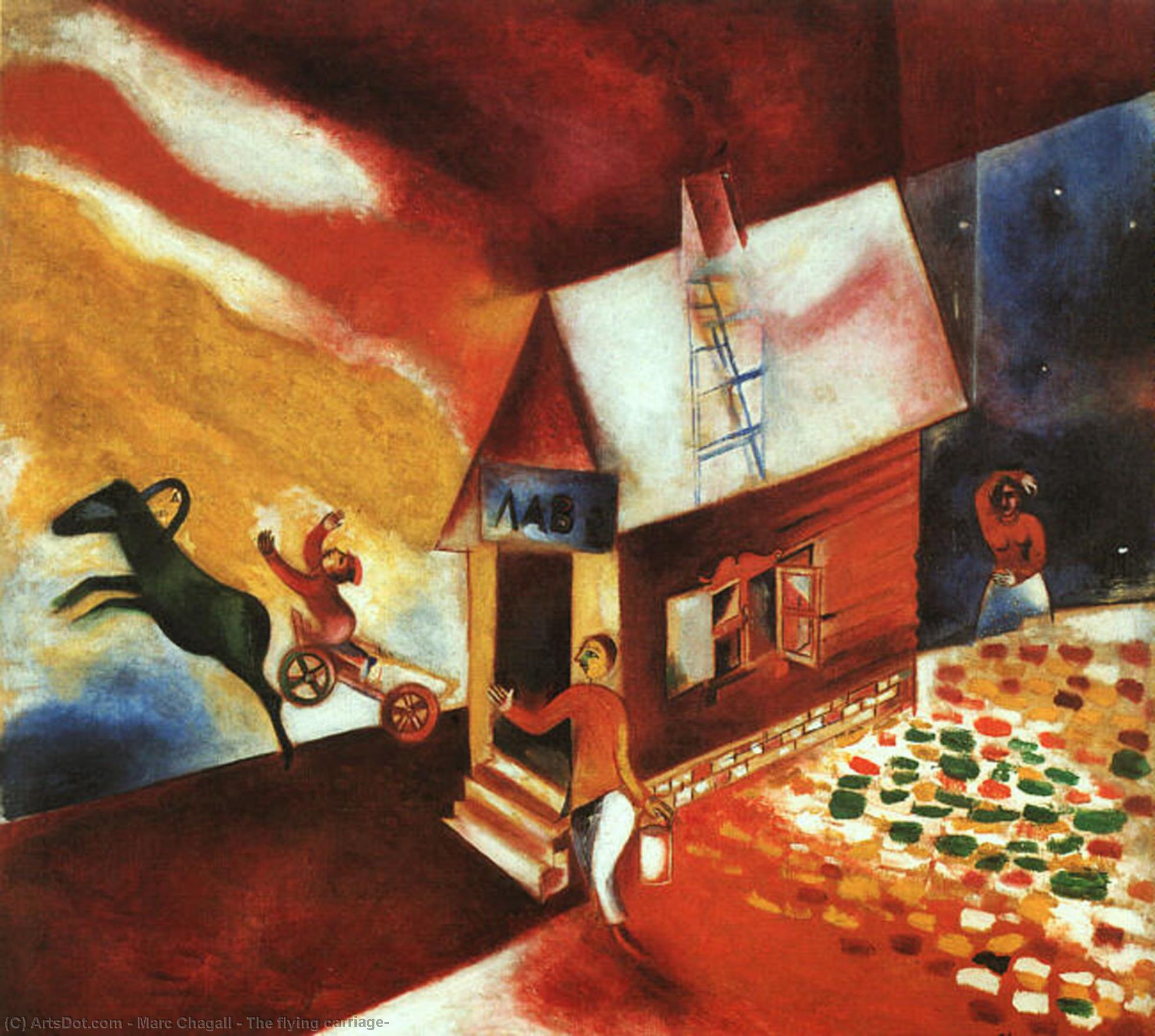 The Flying Carriage, — マルク・シャガール