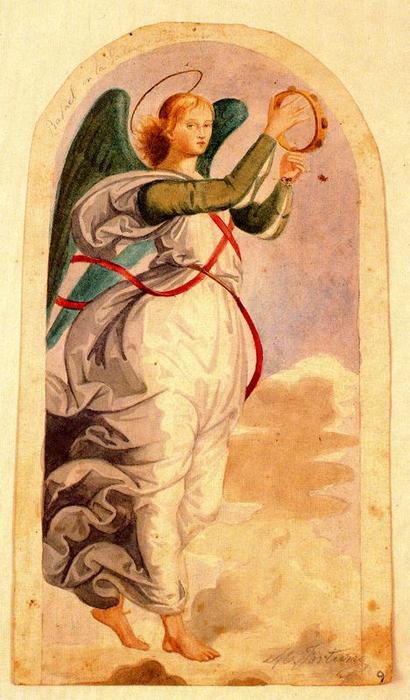 Angel, A Copy Of Raphael Of Urbino — Mariano Fortuny