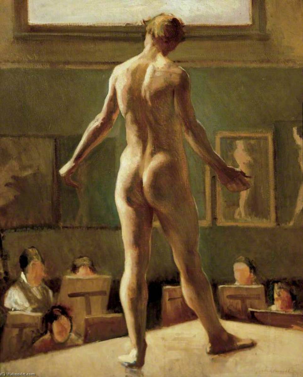 Male Figure Standing — Edward Alexander Wadsworth