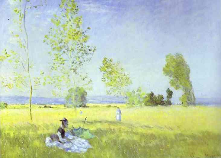 Fields Of Bezons — Клод Моне