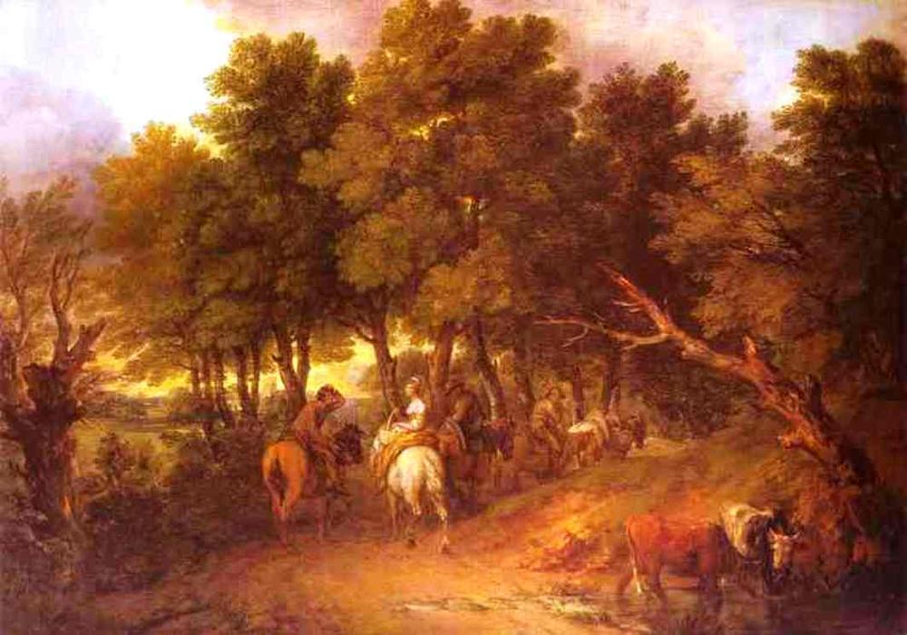 Pesants Returning From Market — Tomas Gejnzboro