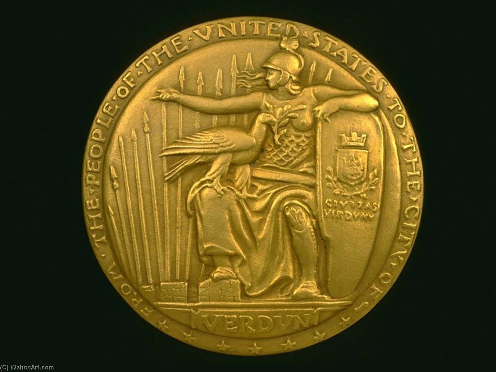 Verdun Medal A (obverse) — Anthony De Francisci