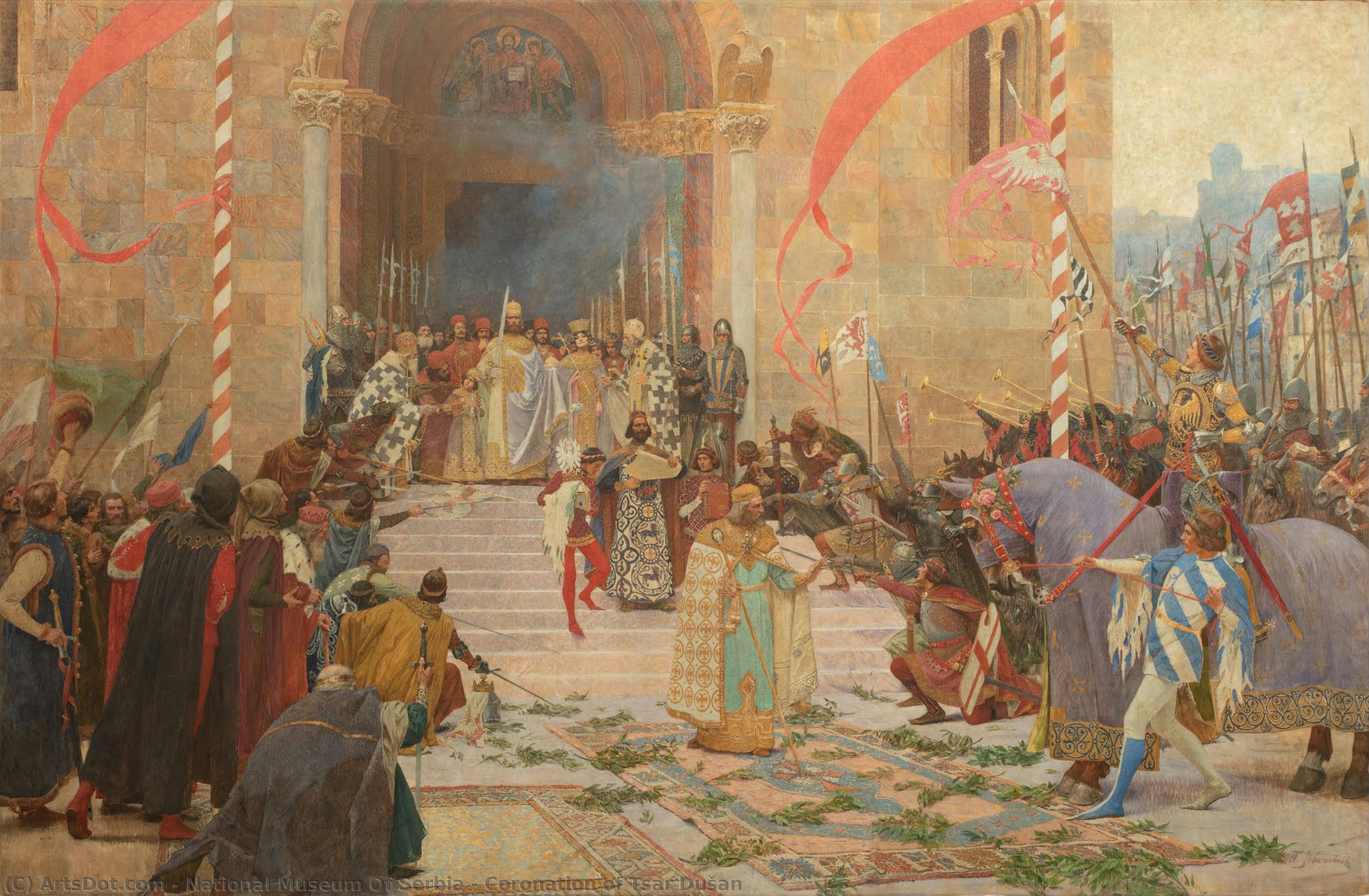 Coronation Of Tsar Dušan — Narodni Muzej Srbije
