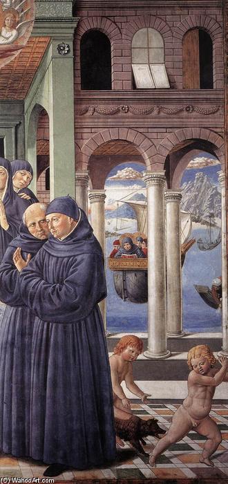 Death Of St Monica (detail) — Benozzo Gozzoli