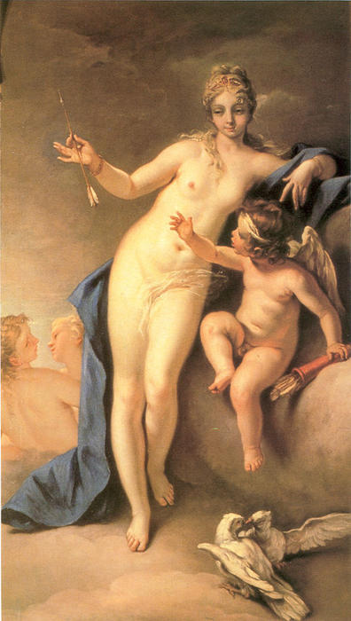 Venus And Cupid — Sebastiano Ricci
