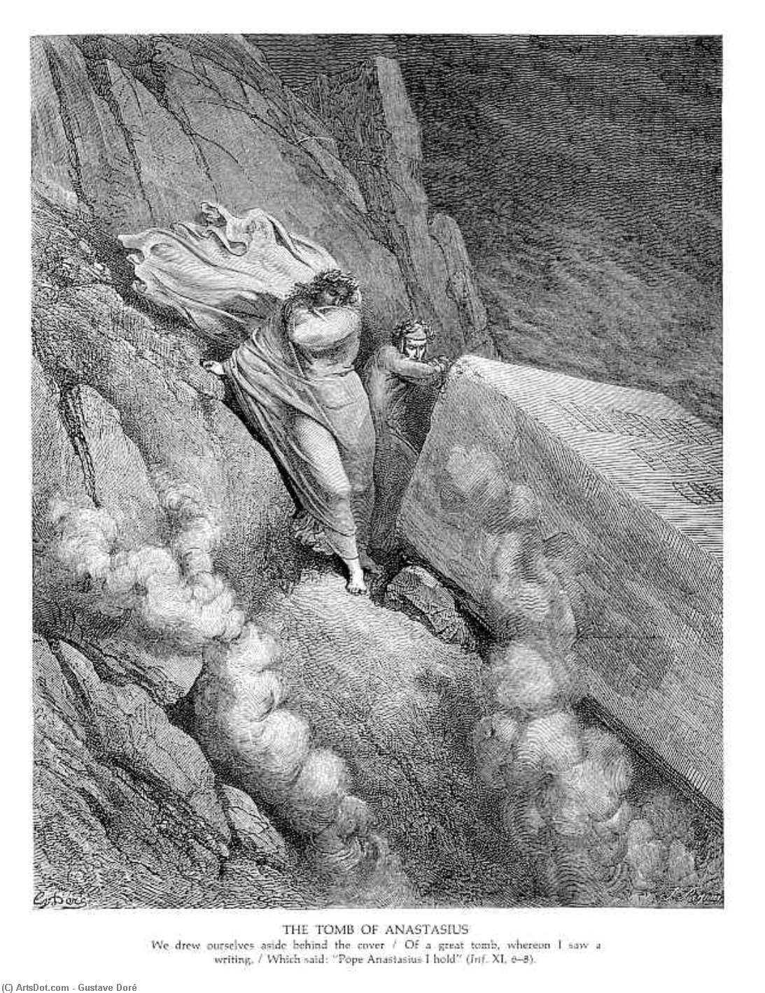 The Tomb Of Anastasius — Paul Gustave Doré