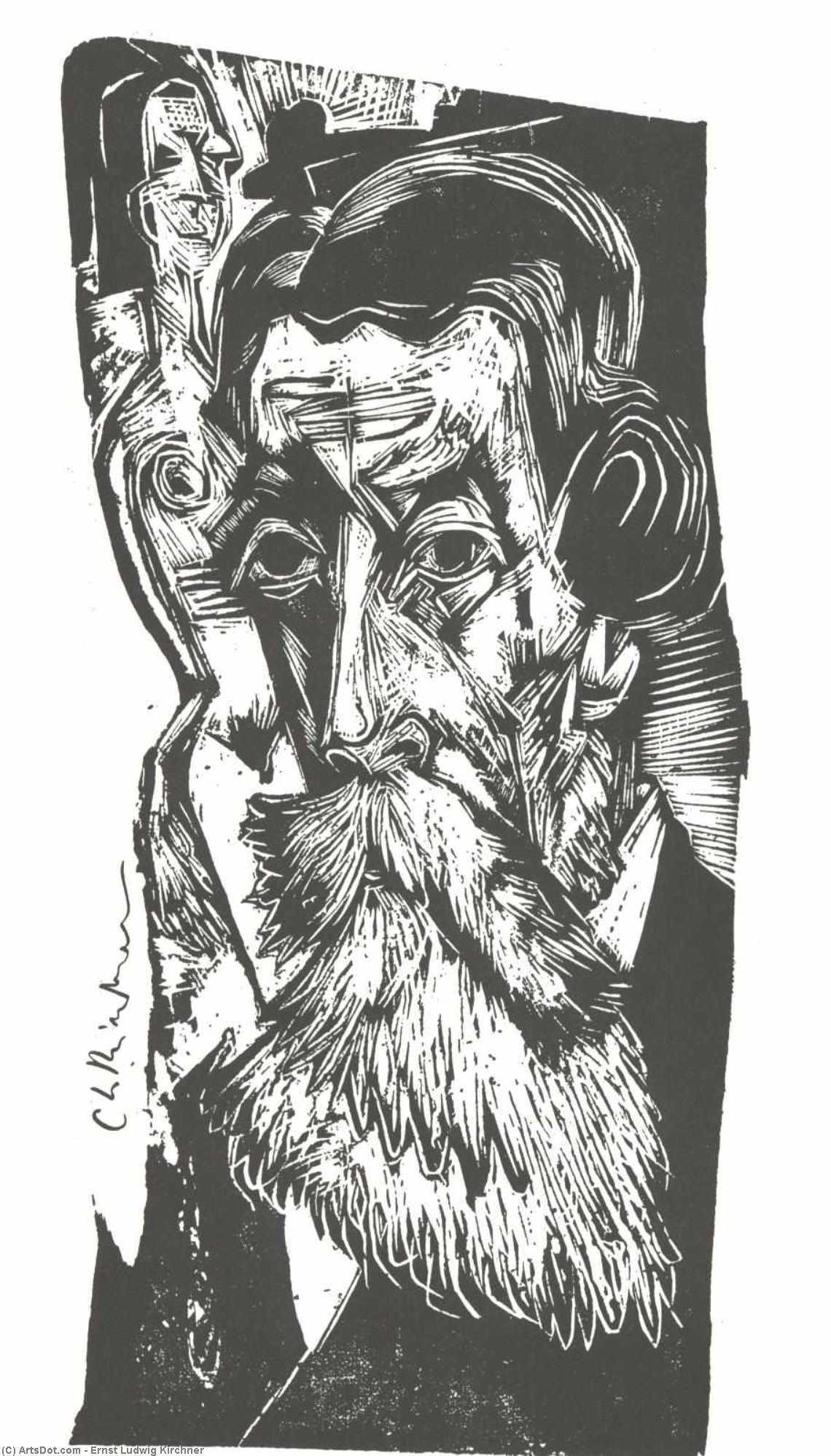 Portrait Of Ludwig Schames — Ernst Ludwig Kirchner
