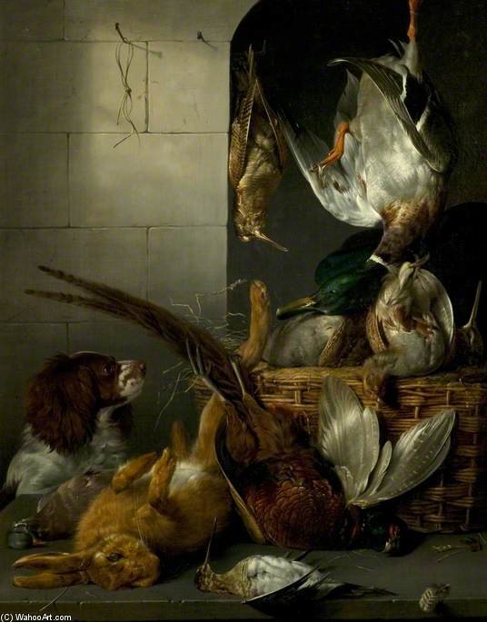 Still Life, Spaniel And Dead Game — Эдмунд Бристоу