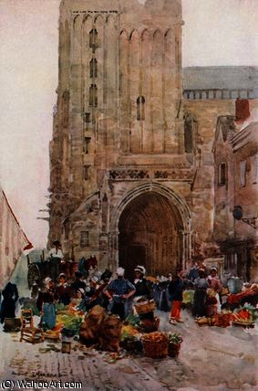The South Porch Of The Cathedral, Contances — Herbert Menzies Marshall