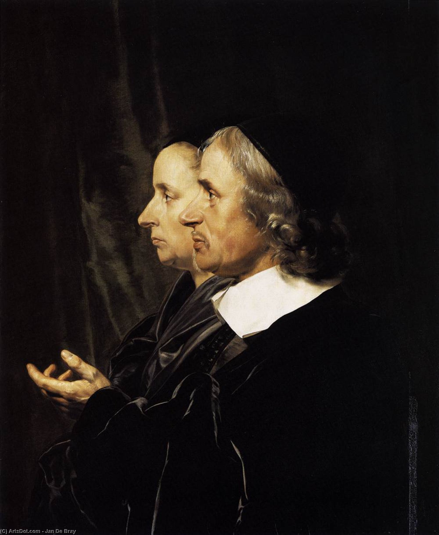 Portrait Of The Artist's Parents — Jan De Bray