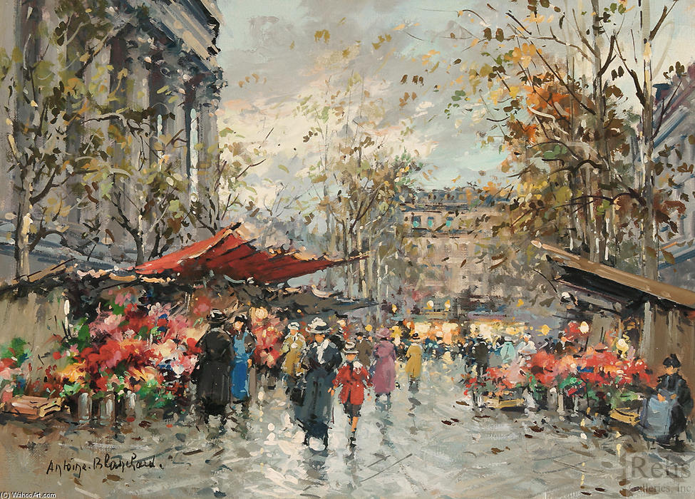 Flower Market Madeleine — Antoine Blanchard (marcel Masson)