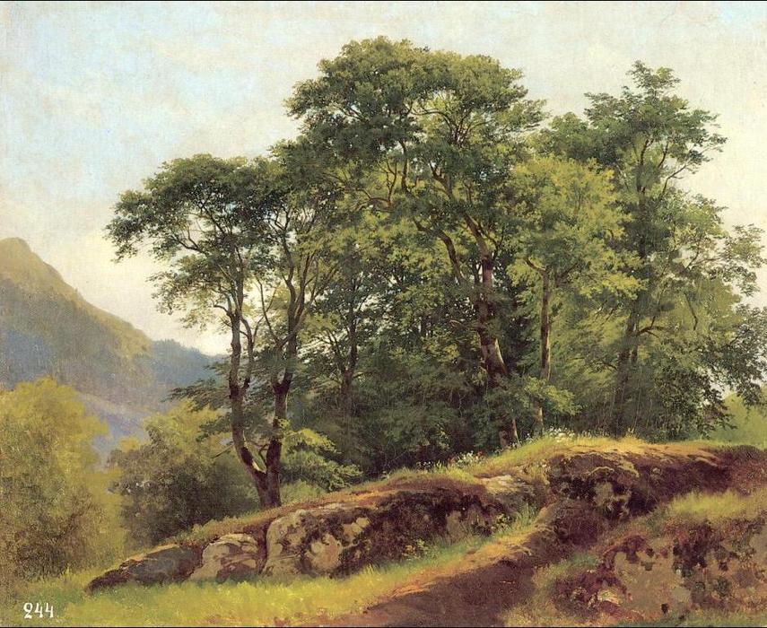 Beech Forest In Switzerland — Ivan Ivanovich Shishkin