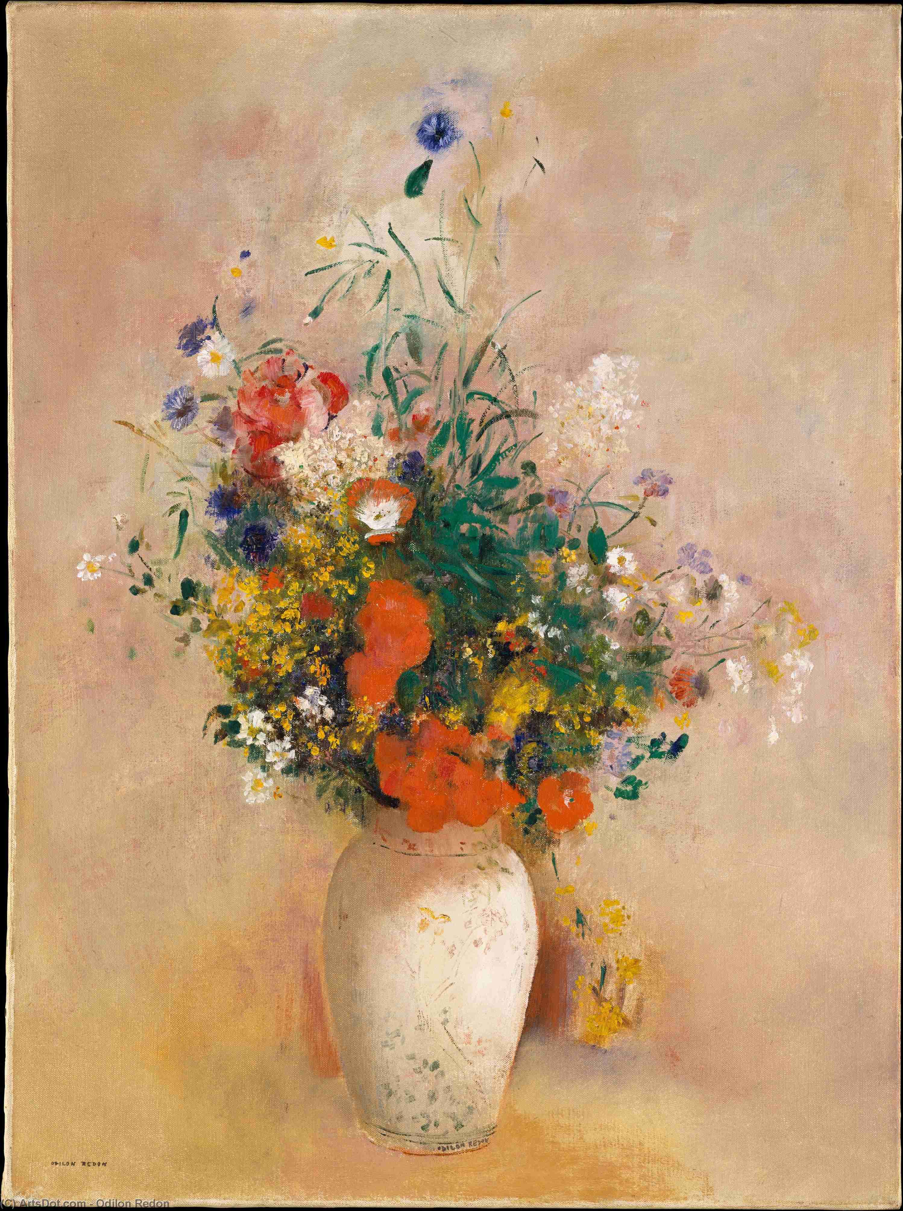 Vase Of Flowers (10) — Odilon Redon