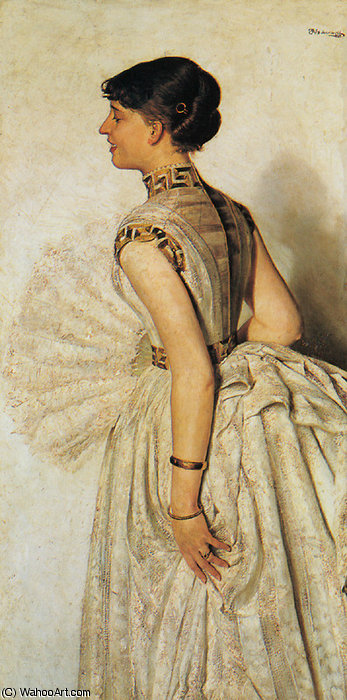 Portrait Of The Artists Fiance — Jacek Malczewski