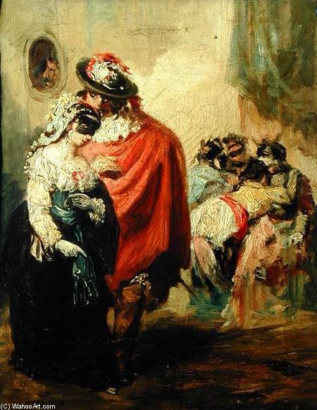 Masquerade — Eugenio Lucas Y Padilla (eugenio Lucas Velázquez)