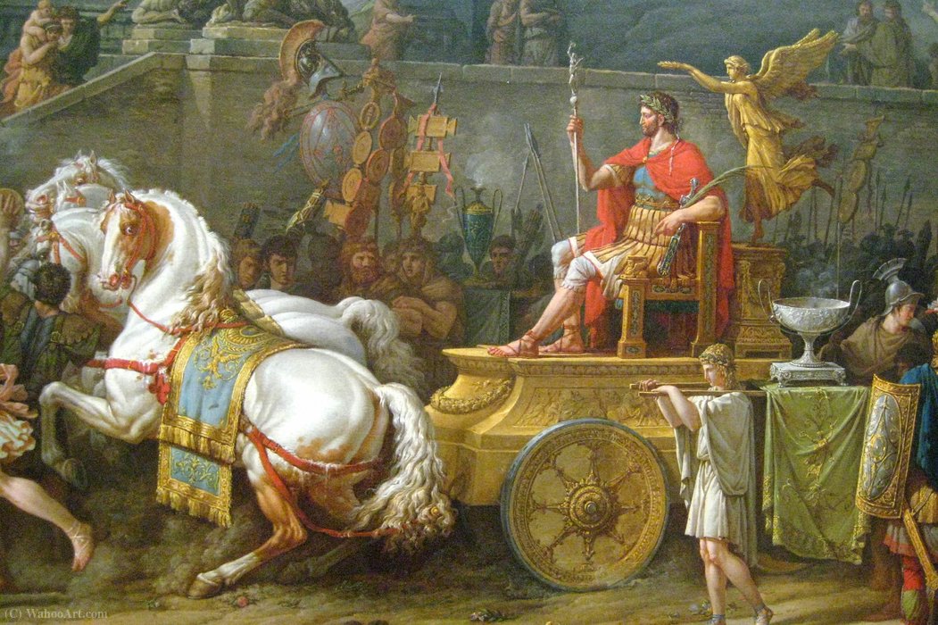 Detail Of The Triumph Of Aemilius Paulus — Antoine Charles Horace Vernet Aka Carle Vernet