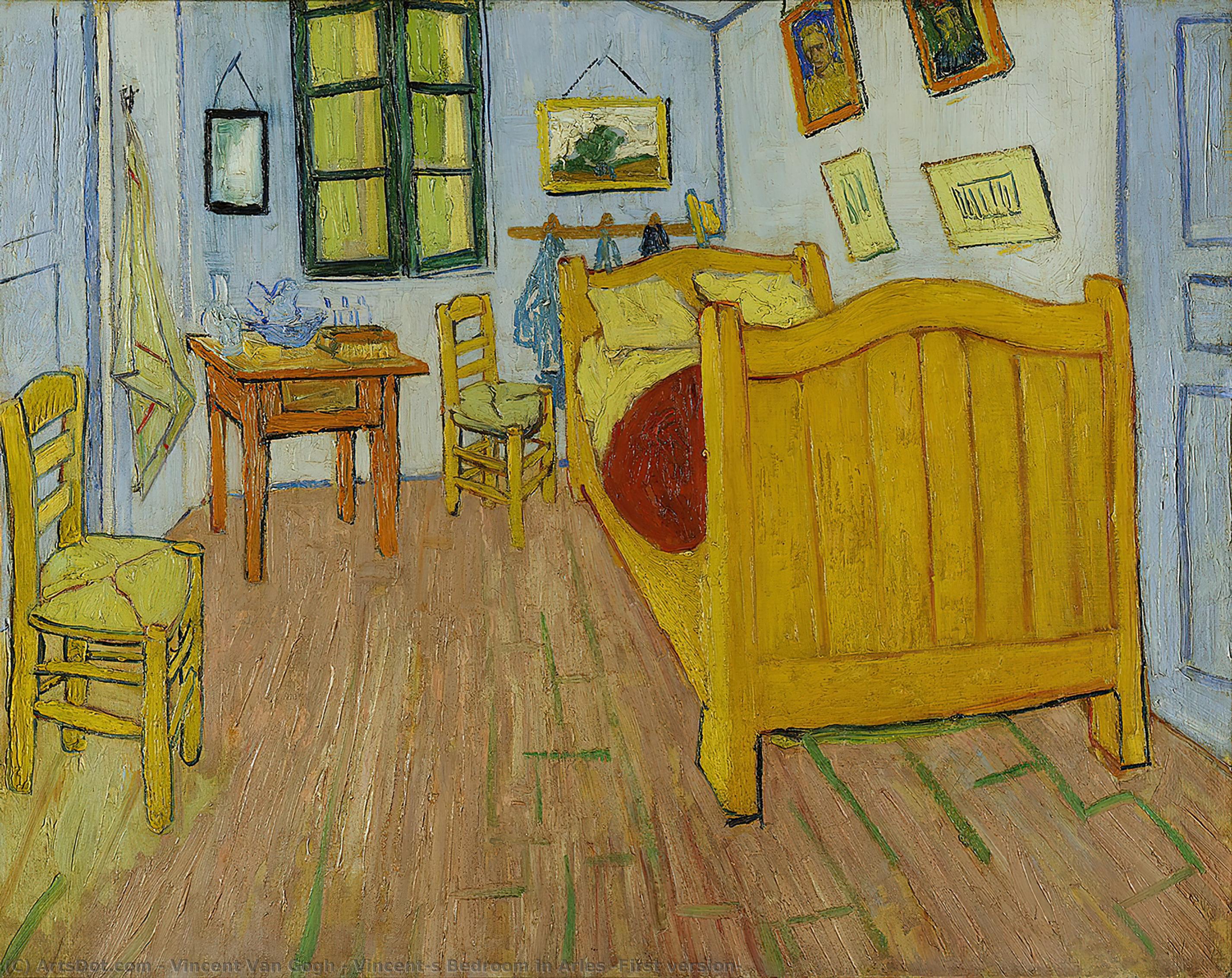 Van Goghs Schlafzimmer In Arles (erste Version) — Vincent Willem Van Gogh