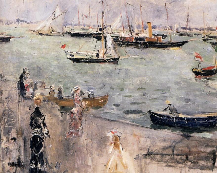 Harbor Scene, Isle Wight — Berthe Morisot