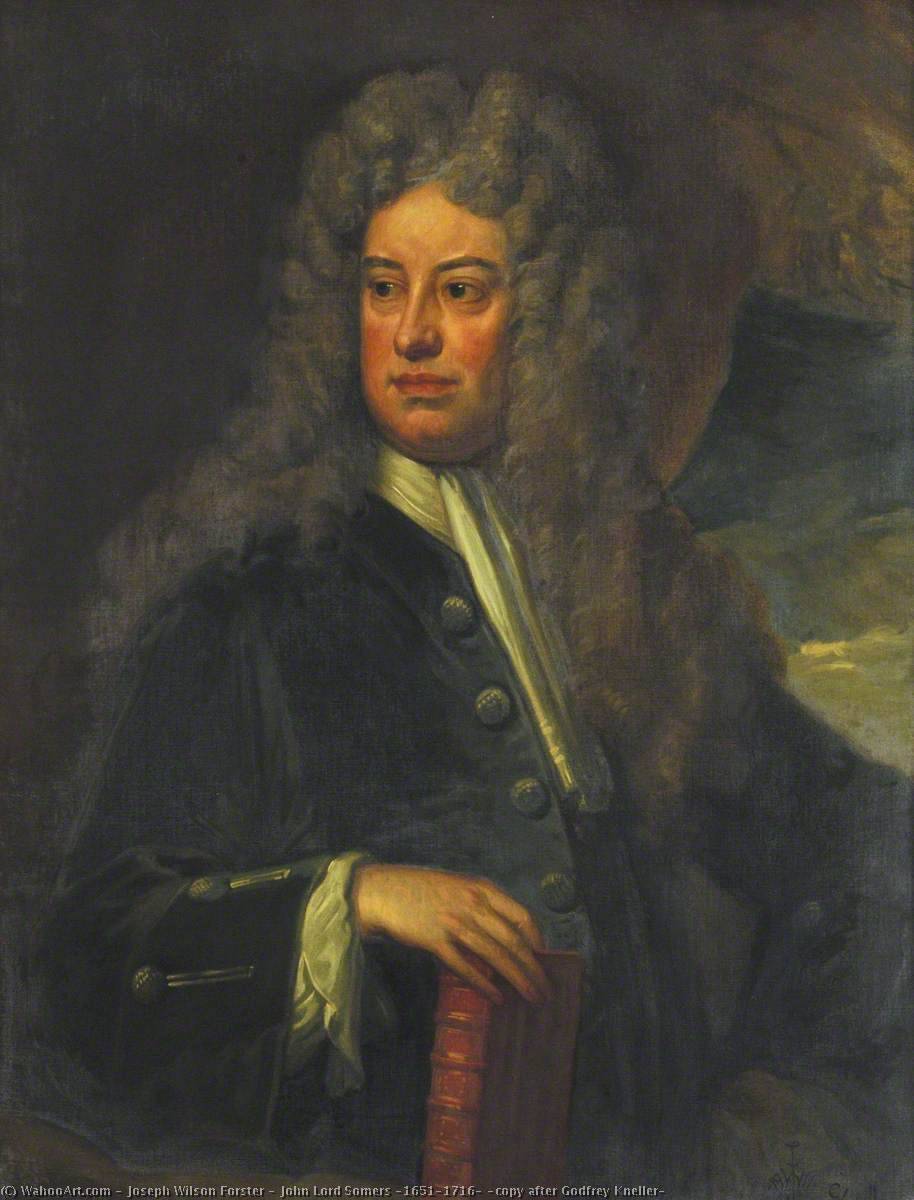 John Lord Somers (1651–1716) (copy After Godfrey Kneller) — Joseph Wilson Forster