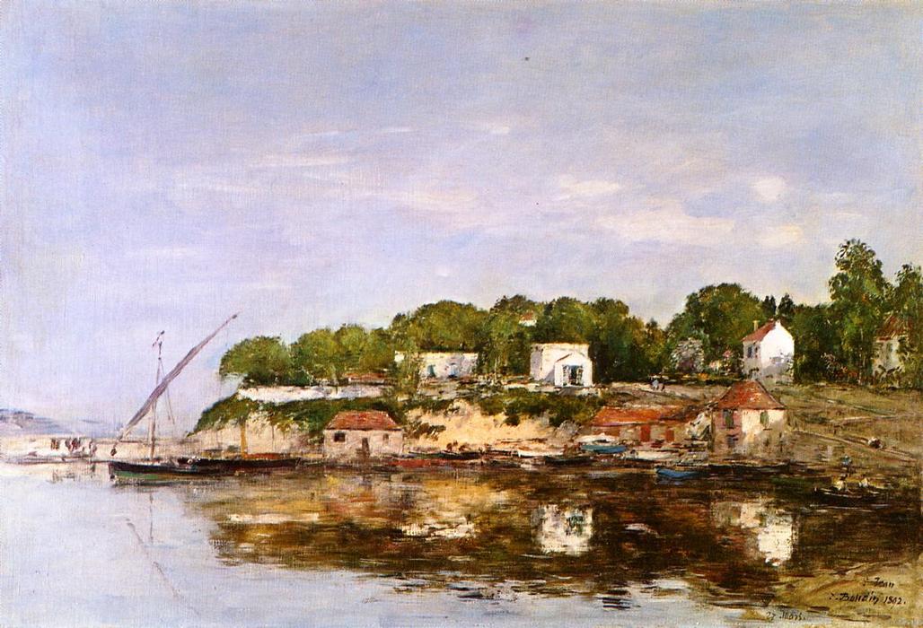 Petit Port De Saint-jean Near Villefranche — Eugène Louis Boudin