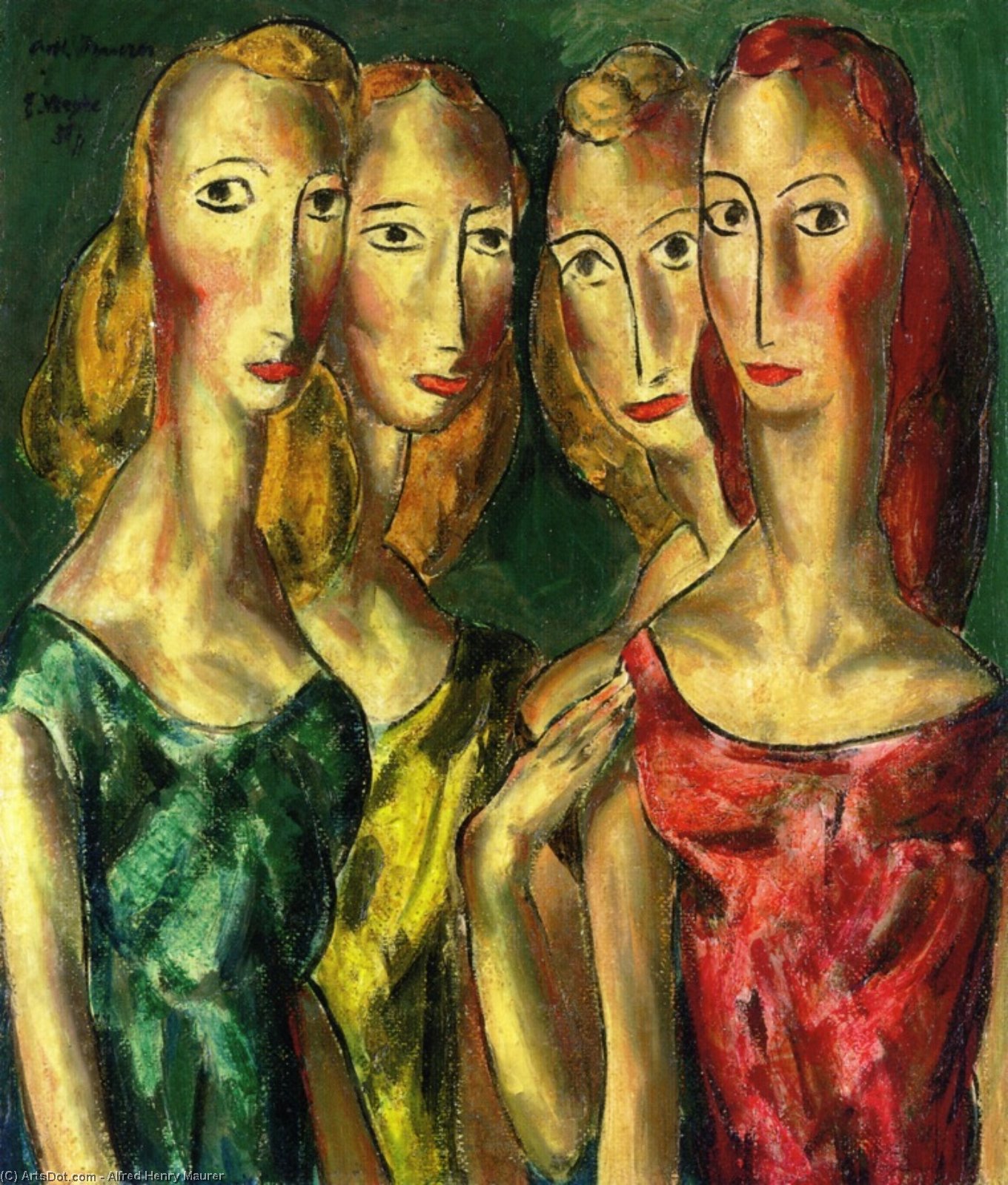 Four Sisters — Alfred Henry Maurer