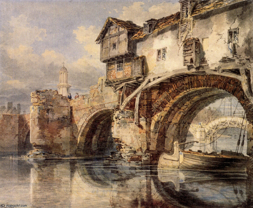 Welsh Bridge At Shrewsbury — Joseph Mallord William Turner