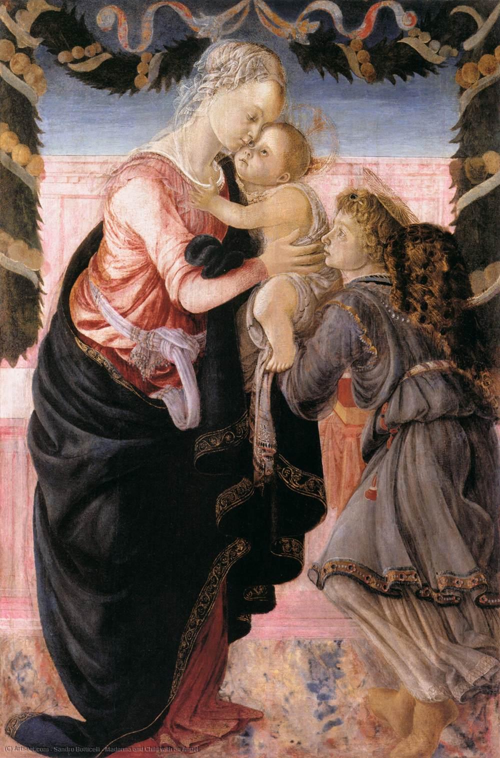 Virgen Y Niño Con Ángel — Sandro Botticelli