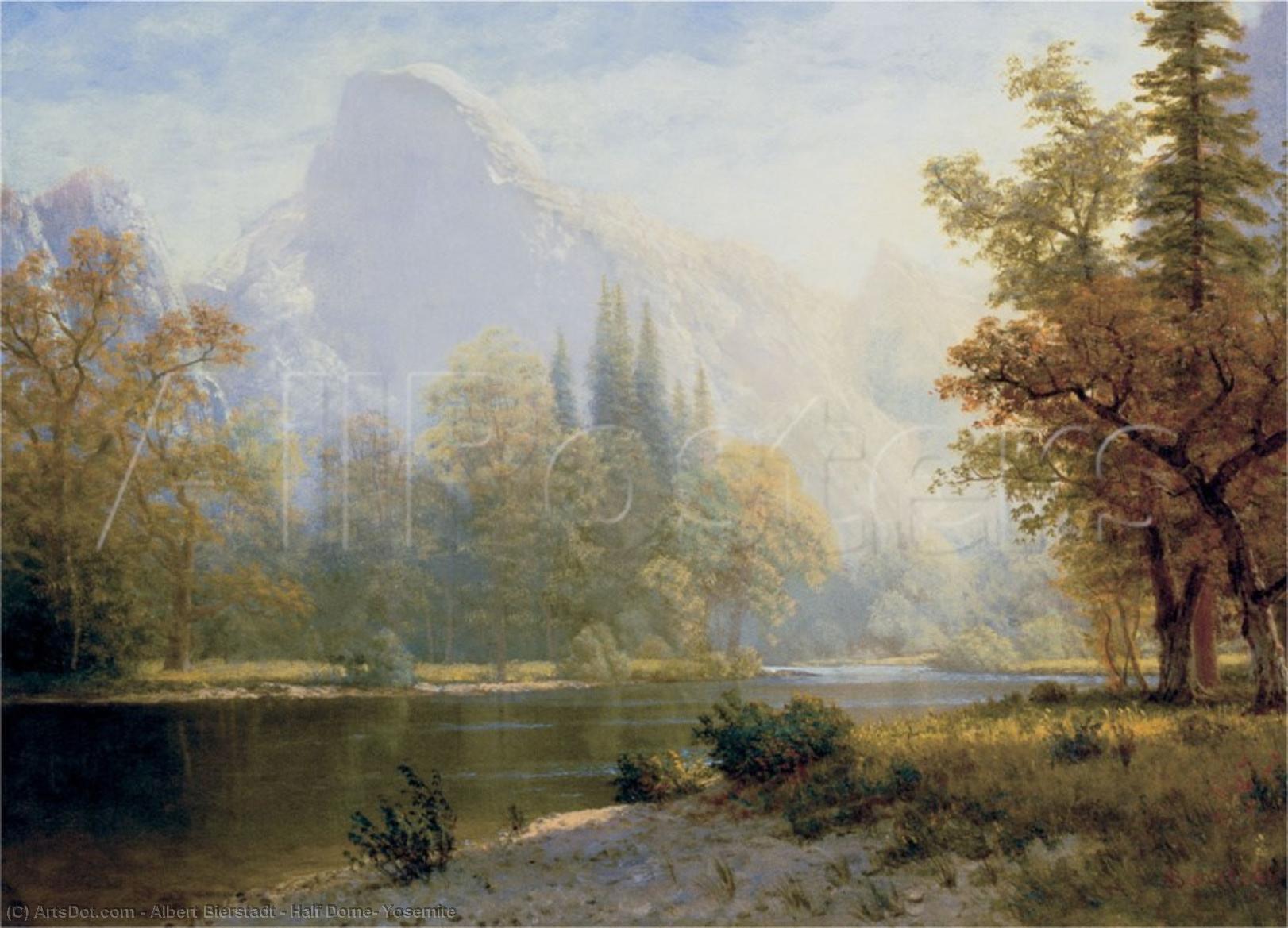 Half Dome, Yosemite — アルベール・ビアシュタット