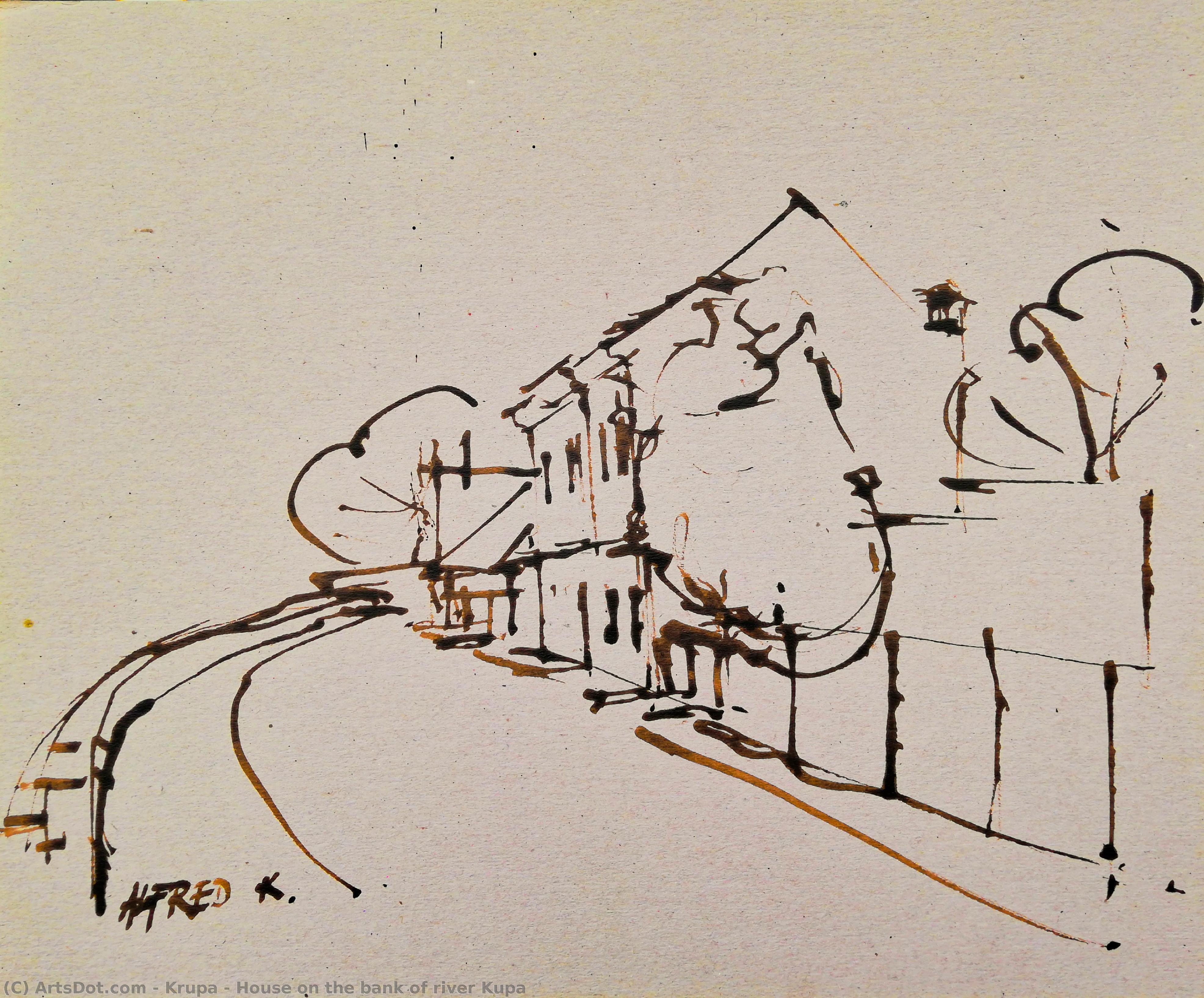 House On The Bank Of River Kupa — Krupa