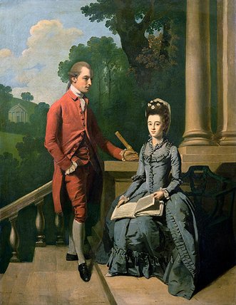Portrait Of A Gentleman And His Wife — Francis Wheatley