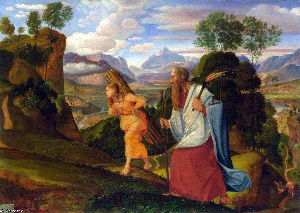 Abraham And Isaac — Ferdinand Olivier
