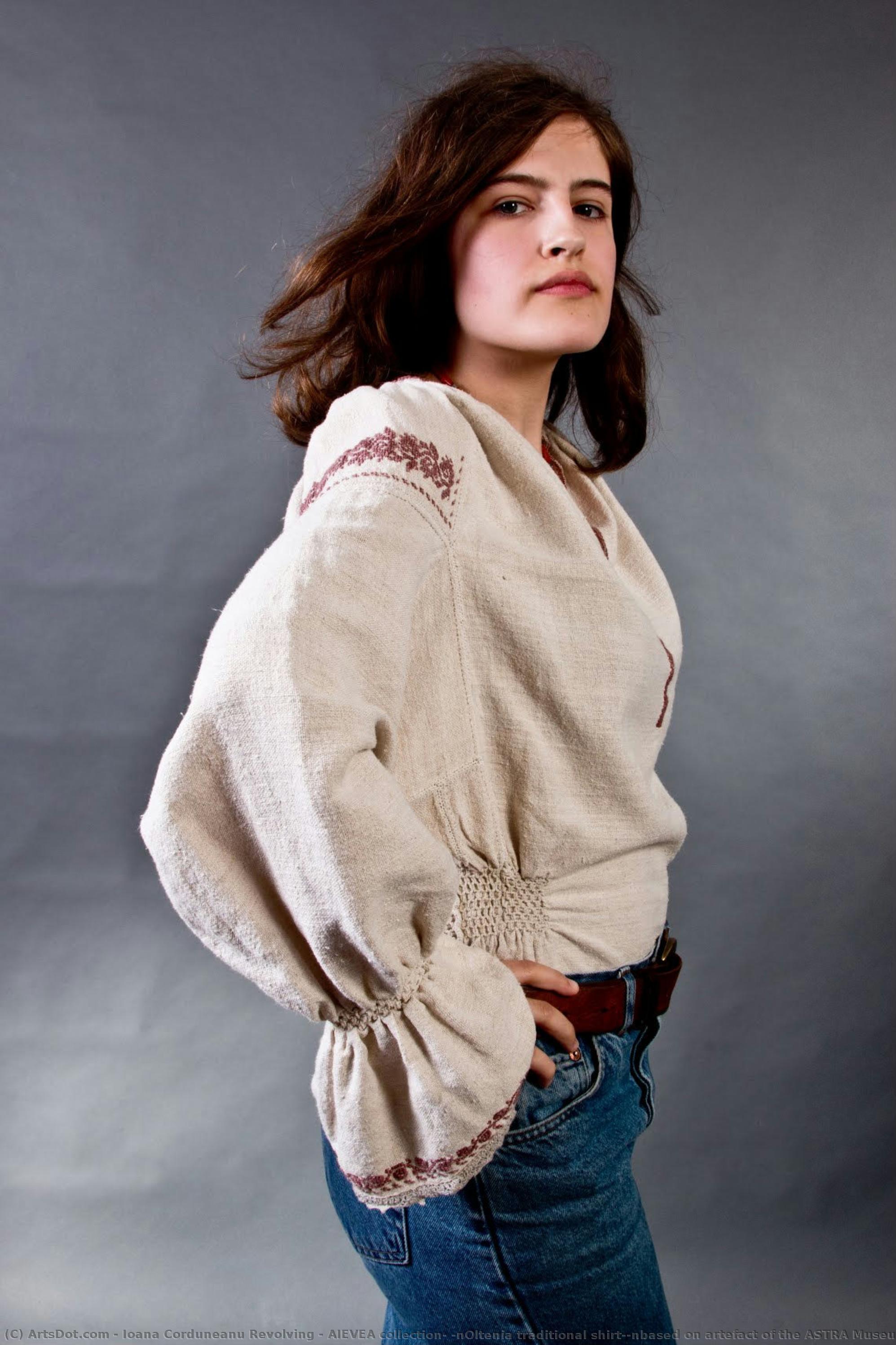Aievea Collection; \noltenia Traditional Shirt;\nbased On Artefact Of The Astra Museum — Ioana Corduneanu Revolving