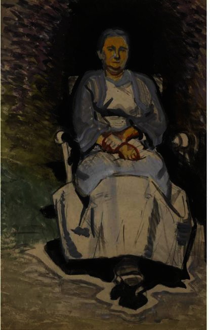 Portrait Study (of The Artist's Mother) — Charles Burchfield
