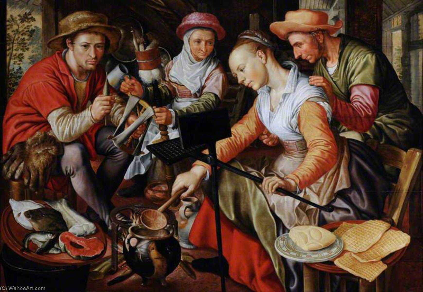 A Dutch Kitchen Scene — Joachim Beuckelaer