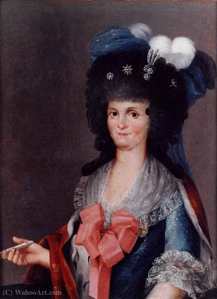 Portrait Of María Luisa De Parma — Antonio Carnicero Y Mancio