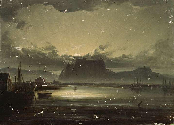 Vue De Fredrikshald (aujourd'hui Halden) — Peder Balke