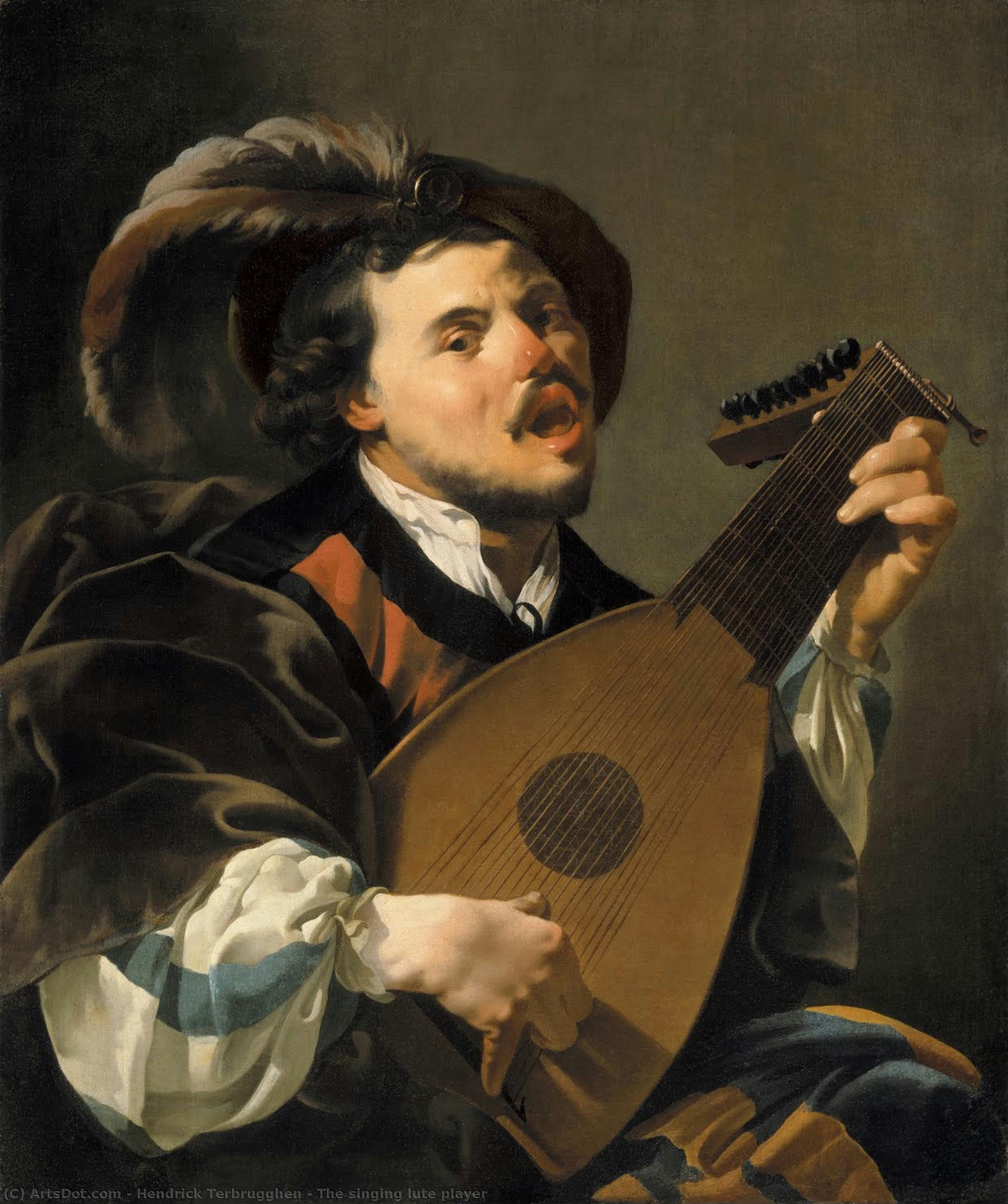 The Singing Lute Player — Hendrick Terbrugghen