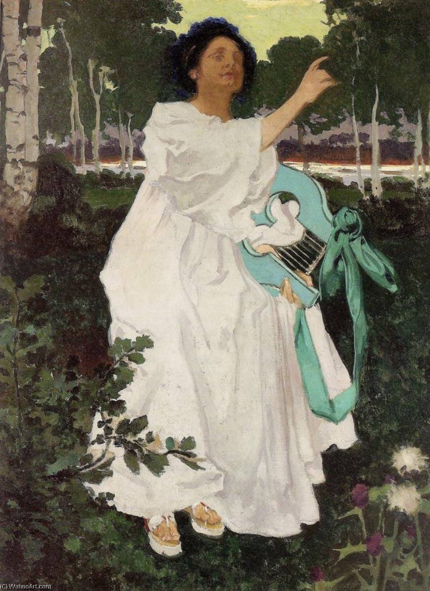 The Muse — Józef Mehoffer