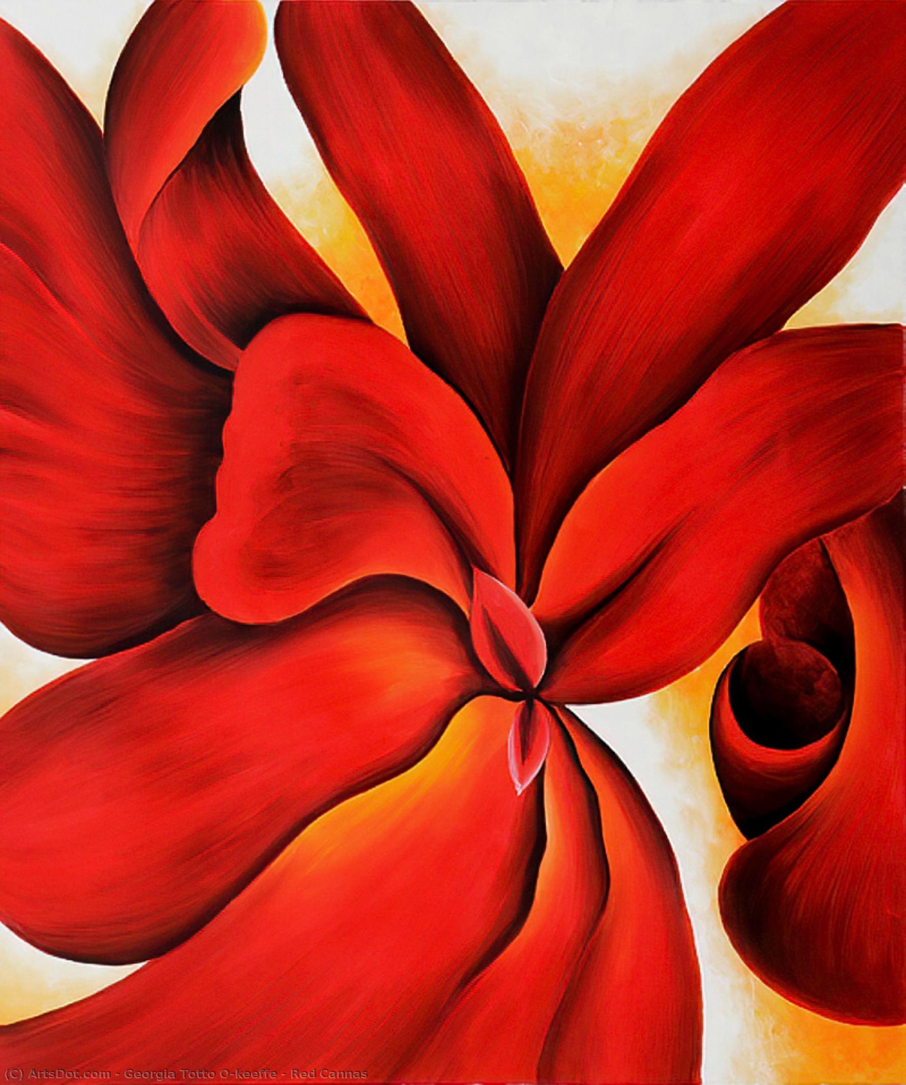 Red Cannas — Georgia O’keeffe
