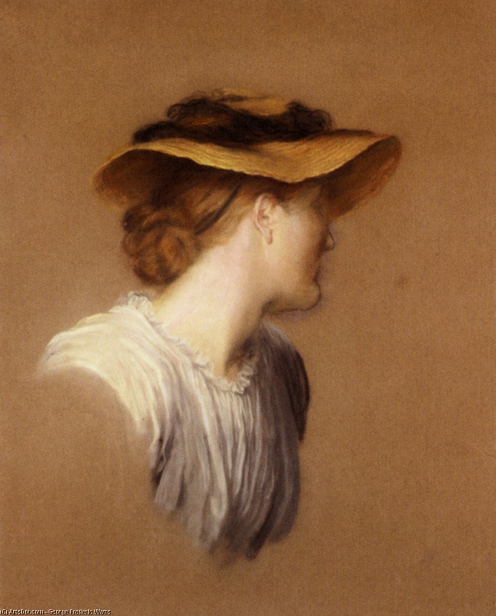 Portrait Of The Artists Wife Mary — George Frederic Watts