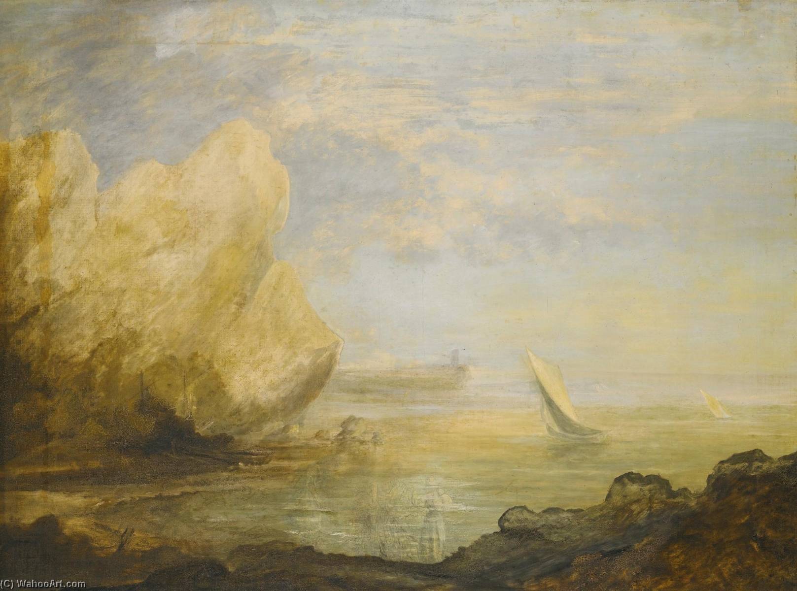 A Coastal Landscape — Thomas Gainsborough